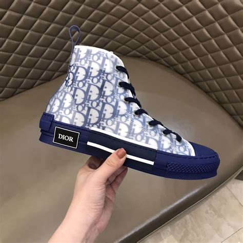 dior shoes white and blue|navy blue Dior sneakers.